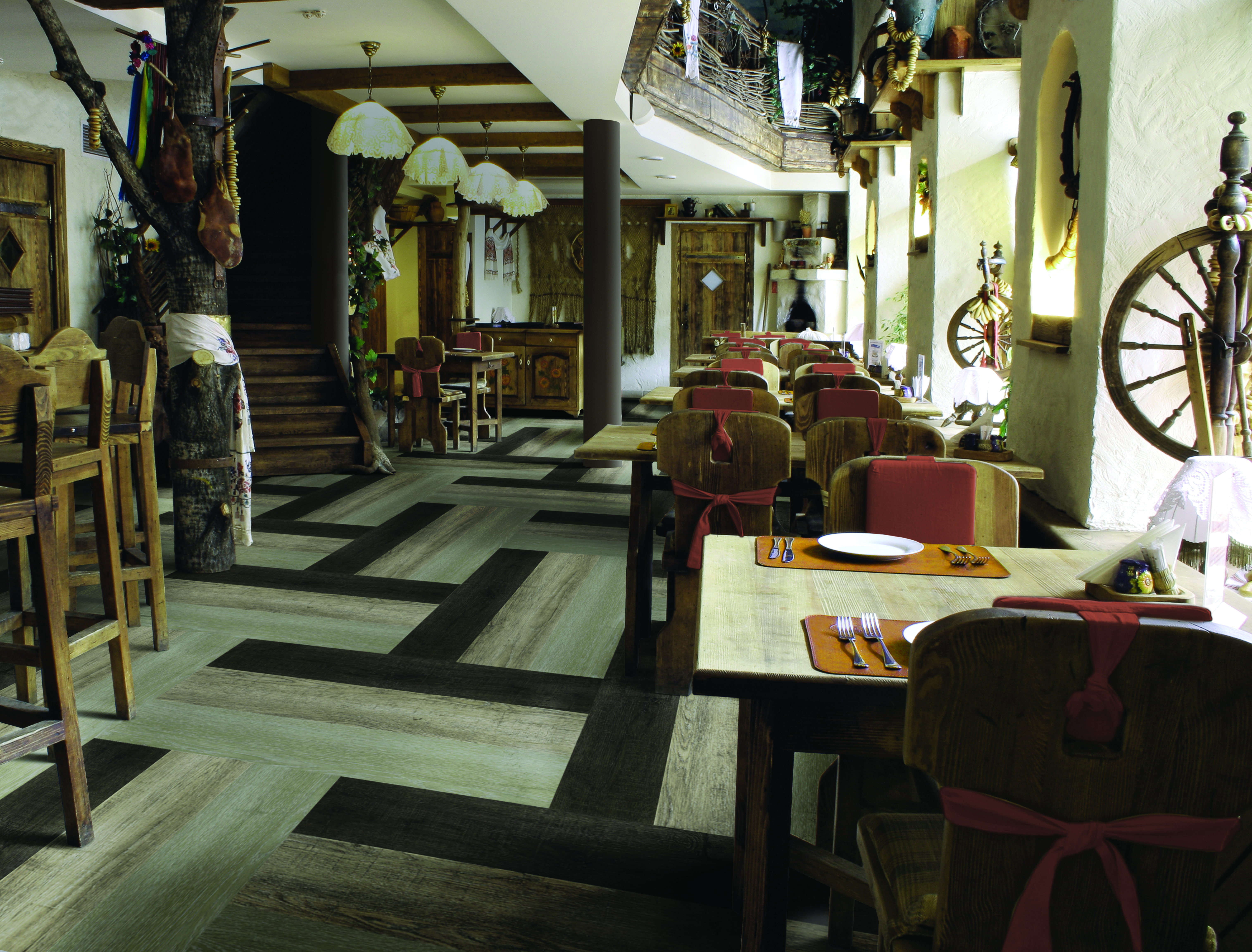 Ambiente com piso vinilico 