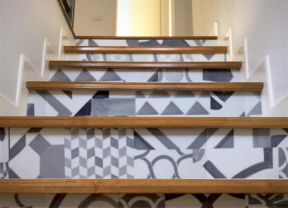 escadas com piso vinilico 